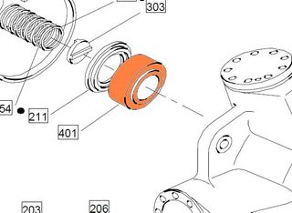 89664 - HMB/C045-200 - Taper Roller Rear Bearing