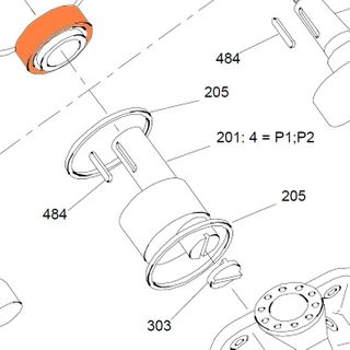 89668 HMB270/HMC270 - Front/Rear Bearing