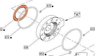 SPARE FRONT SHIM KIT B/C030(21-42)