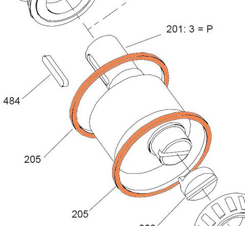 HMB010 - Con Rod Retaining Ring (need 2 for a pair)