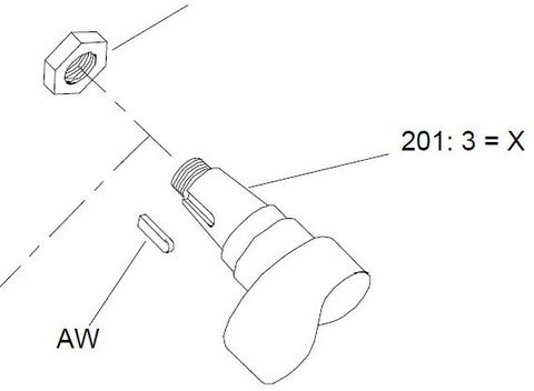 HMB400 - X  Crankshaft Assembly