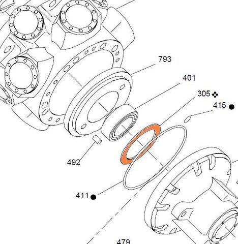 B400 - Mark 1 & Series 11 Front Shim Kit, Metals only