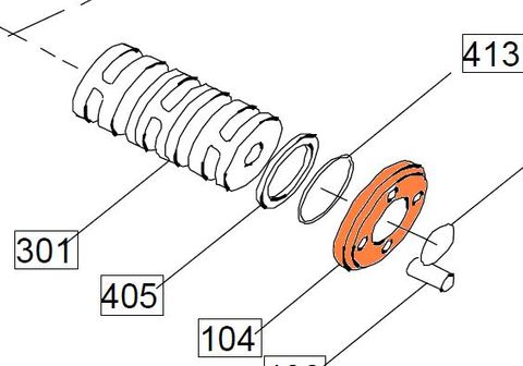 Valve End Cap - C.I. 3,0200 B060/200