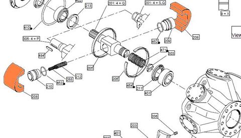 26170 HMC270 - Displacement Drum (P,S,Z Shafts)