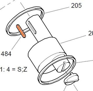25171 - HMB080/100 - P Shaft Key