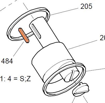 25171 - HMB080/100 - P Shaft Key