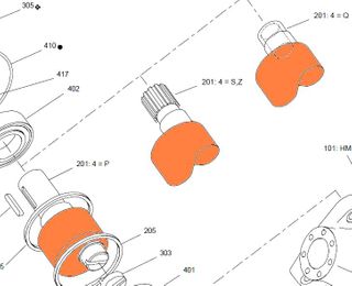 26467 - HMB030 - Throw (Cam Lobe) 300cc