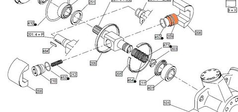 27975 - HMC200 - Displacement Piston - 188 CUBinLN