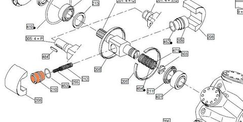 27123 HMC270 - Displacement Piston - 60 CUBinLN