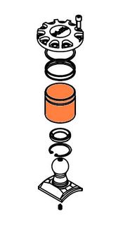 202-007 - HMB/C125 - Piston, Grade 300