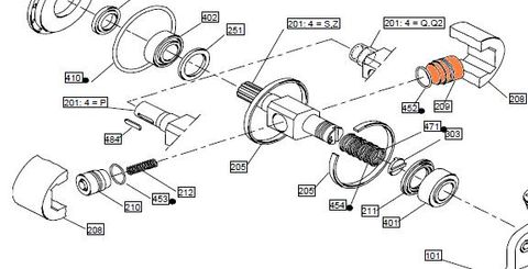 209-020 - HMC080 - Large Displacement Piston 80 CUBin