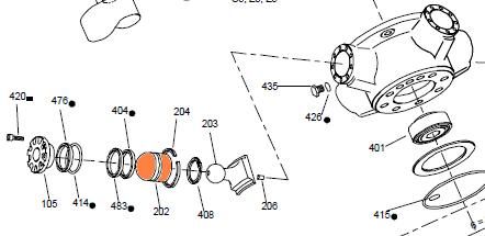 202-001 - HMB150-270 - Piston