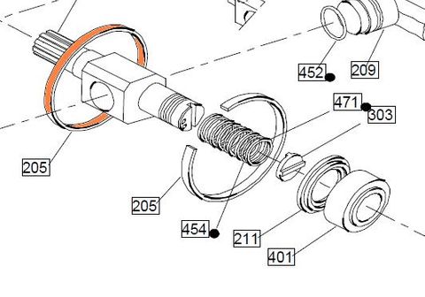 24130 - HMB/C060-100 - Con Rod Retaining Ring