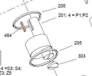 24592 - HMB125-200 - P Shaft Key