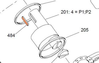 24598 - HMB270/325 - P Shaft Key