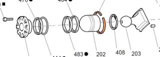 24960 - HMB060/080/100 - Piston Retng Half Ring (Need 2)