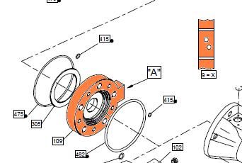 109-006 - HMC270-325 - C Spacer  X & Y (70)