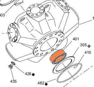 67496 HMHD 270 - Rear Bearing