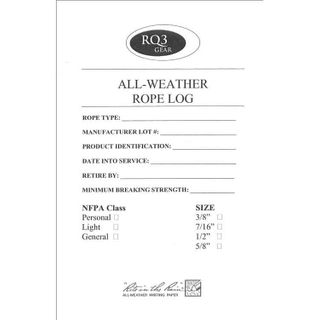 All Weather Rope Log