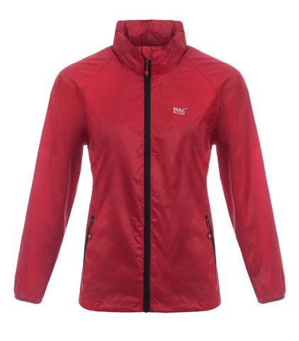 Mac in a Sac Origin Unisex Waterproof Packaway Jacket XS Red
