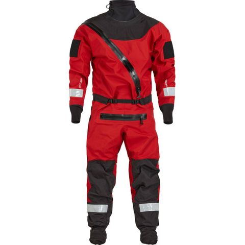 NRS Ascent SAR Dry Suit Red G-Large