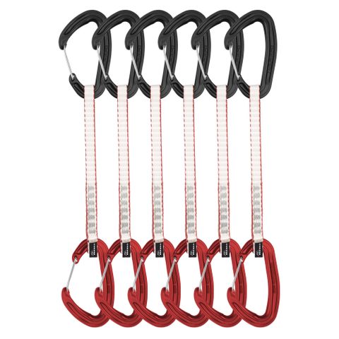 DMM Alpha Wire Quickdraw Red 18cm 6 Pack