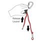 Rock Empire Stand 100cm Red