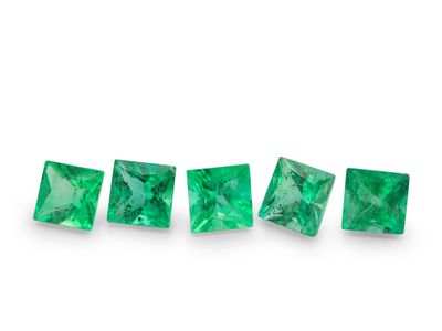 Emerald 2.75mm Square Princess Gem Grade (E)