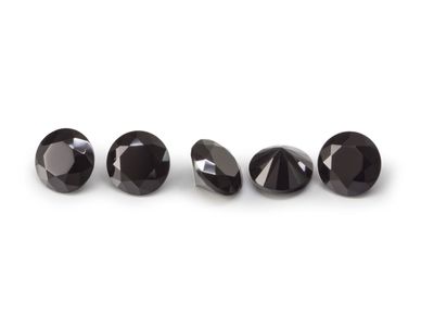 Spinel Black Signity FQ 2.5mm Round (N)