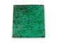 Emerald 19.9x17mm Rectangular Flower Carving (N)
