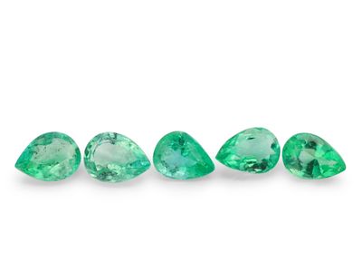 Emerald Zambian 4x3mm Pear (E)