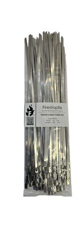 Stainless Steel Cable Ties 4.6mmx300mm (100 Pack)