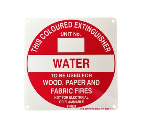 Water ID Sign
150 x 225mm (METAL)