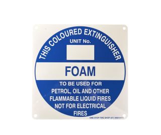 Foam ID Sign
150 x 225mm (METAL)