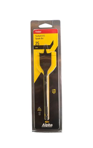 Turbo Bore Spade Bit 25mm