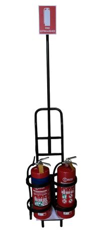 Portable Extingisher Trolley- Suits 2x 9.0kg/ltr Extinguishers