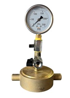 Hydrant Test Cap 65QRT- Complete with Valves and Gauge