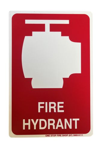 Fire Hydrant - ID Sign - 150 x 225mm