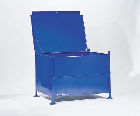 All Sheet Pallet with half drop front gate C/W lockable security lid