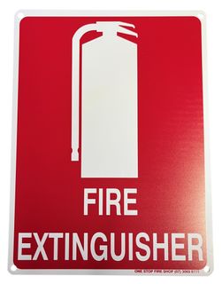 Extinguisher Location Sign
Large 225 x 300mm