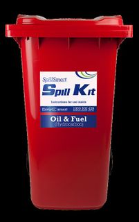 SpillSmart Spill Kit - 240lt Wheelie Bin - Oil & Fuel - Hydrocarbon
