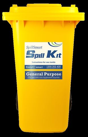 SpillSmart Spill Kit - 240lt Wheelie Bin - General Purpose