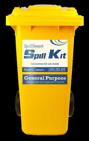 SpillSmart Spill Kit - 120lt Wheelie Bin - General Purpose