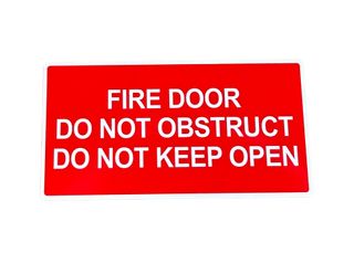 Plastic- Fire Door