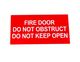 Plastic- Fire Door