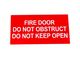 Plastic- Fire Door