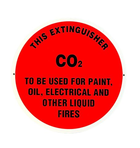 CO2 ID Sign
190 x 190mm (METAL)