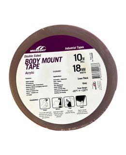 Double-Sided Body Mount Tape
10m Roll 18mm Width.
