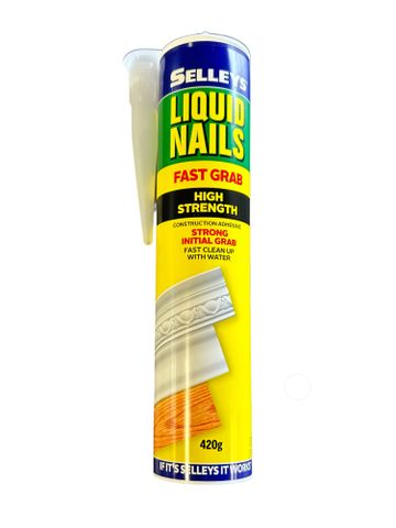 Liquid Nails Construction Adhesive
Fast Grab 420g