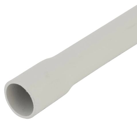 CONDUIT MD RIGID PVC 20MM X 4M GREY